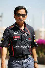 Chalerm Yoovidhya (THA) Red Bull Racing Co-Owner. 24.06.2012. Formula 1 World Championship, Rd 8, European Grand Prix, Valencia, Spain, Race Day