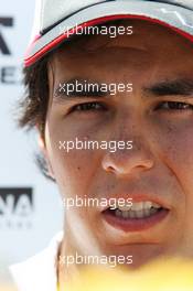 Sergio Perez (MEX) Sauber. 21.06.2012. Formula 1 World Championship, Rd 8, European Grand Prix, Valencia, Spain, Preparation Day