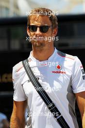 Jenson Button (GBR) McLaren. 21.06.2012. Formula 1 World Championship, Rd 8, European Grand Prix, Valencia, Spain, Preparation Day