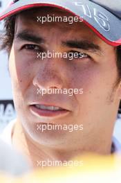 Sergio Perez (MEX) Sauber. 21.06.2012. Formula 1 World Championship, Rd 8, European Grand Prix, Valencia, Spain, Preparation Day