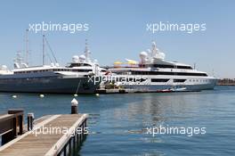 The Indian Empress in the harbour. 21.06.2012. Formula 1 World Championship, Rd 8, European Grand Prix, Valencia, Spain, Preparation Day