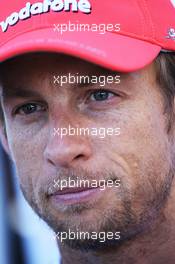 Jenson Button (GBR) McLaren. 21.06.2012. Formula 1 World Championship, Rd 8, European Grand Prix, Valencia, Spain, Preparation Day