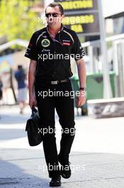 Eric Boullier (FRA) Lotus F1 Team Principal. 21.06.2012. Formula 1 World Championship, Rd 8, European Grand Prix, Valencia, Spain, Preparation Day