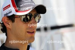 Bruno Senna (BRA) Williams. 21.06.2012. Formula 1 World Championship, Rd 8, European Grand Prix, Valencia, Spain, Preparation Day