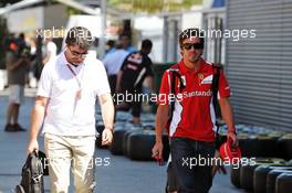 Fernando Alonso (ESP) Ferrari. 21.06.2012. Formula 1 World Championship, Rd 8, European Grand Prix, Valencia, Spain, Preparation Day