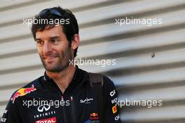 Mark Webber (AUS) Red Bull Racing. 21.06.2012. Formula 1 World Championship, Rd 8, European Grand Prix, Valencia, Spain, Preparation Day