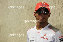 Lewis Hamilton (GBR) McLaren. 21.06.2012. Formula 1 World Championship, Rd 8, European Grand Prix, Valencia, Spain, Preparation Day