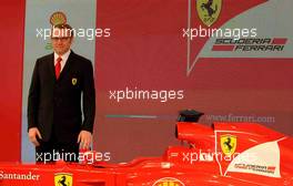 03.02.2012 Maranello, Italy,  Stefano Domenicali (ITA), Scuderia Ferrari Sporting Director and the new Ferrari F2012