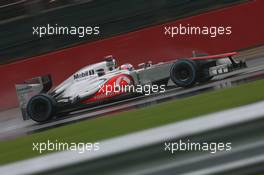 Jenson Button (GBR) McLaren MP4/27. 06.07.2012. Formula 1 World Championship, Rd 9, British Grand Prix, Silverstone, England, Practice Day