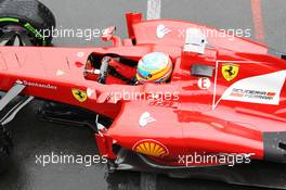 Fernando Alonso (ESP) Ferrari F2012. 06.07.2012. Formula 1 World Championship, Rd 9, British Grand Prix, Silverstone, England, Practice Day