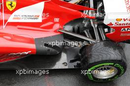 Ferrari F2012 exhaust detail. 06.07.2012. Formula 1 World Championship, Rd 9, British Grand Prix, Silverstone, England, Practice Day