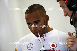 Lewis Hamilton (GBR) McLaren. 06.07.2012. Formula 1 World Championship, Rd 9, British Grand Prix, Silverstone, England, Practice Day