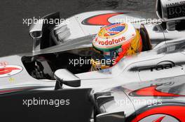 Lewis Hamilton (GBR) McLaren MP4/27. 06.07.2012. Formula 1 World Championship, Rd 9, British Grand Prix, Silverstone, England, Practice Day