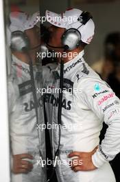 Michael Schumacher (GER) Mercedes AMG F1. 06.07.2012. Formula 1 World Championship, Rd 9, British Grand Prix, Silverstone, England, Practice Day