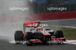 Lewis Hamilton (GBR) McLaren MP4/27. 06.07.2012. Formula 1 World Championship, Rd 9, British Grand Prix, Silverstone, England, Practice Day