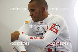 Lewis Hamilton (GBR) McLaren. 06.07.2012. Formula 1 World Championship, Rd 9, British Grand Prix, Silverstone, England, Practice Day