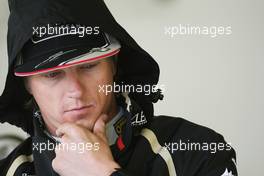 Kimi Raikkonen (FIN) Lotus F1 Team. 06.07.2012. Formula 1 World Championship, Rd 9, British Grand Prix, Silverstone, England, Practice Day