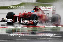 Fernando Alonso (ESP) Ferrari F2012. 06.07.2012. Formula 1 World Championship, Rd 9, British Grand Prix, Silverstone, England, Practice Day