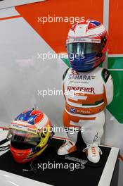 A mini Paul di Resta (GBR) Sahara Force India F1. 06.07.2012. Formula 1 World Championship, Rd 9, British Grand Prix, Silverstone, England, Practice Day