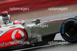 Jenson Button (GBR) McLaren MP4/27. 06.07.2012. Formula 1 World Championship, Rd 9, British Grand Prix, Silverstone, England, Practice Day