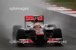 Lewis Hamilton (GBR) McLaren MP4/27. 06.07.2012. Formula 1 World Championship, Rd 9, British Grand Prix, Silverstone, England, Practice Day