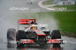 Lewis Hamilton (GBR) McLaren MP4/27. 06.07.2012. Formula 1 World Championship, Rd 9, British Grand Prix, Silverstone, England, Practice Day