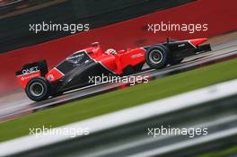 Timo Glock (GER) Marussia F1 Team MR01. 06.07.2012. Formula 1 World Championship, Rd 9, British Grand Prix, Silverstone, England, Practice Day