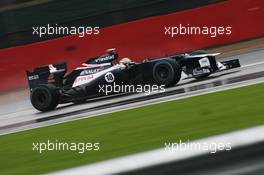 Pastor Maldonado (VEN) Williams FW34. 06.07.2012. Formula 1 World Championship, Rd 9, British Grand Prix, Silverstone, England, Practice Day