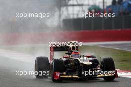 Romain Grosjean (FRA) Lotus F1 E20. 06.07.2012. Formula 1 World Championship, Rd 9, British Grand Prix, Silverstone, England, Practice Day