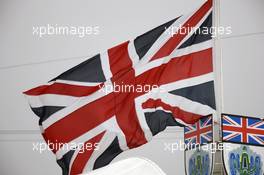 Union Flag. 06.07.2012. Formula 1 World Championship, Rd 9, British Grand Prix, Silverstone, England, Practice Day
