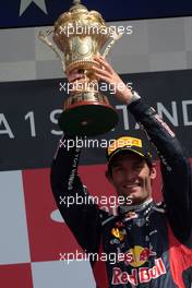 Mark Webber (AUS), Red Bull Racing  08.07.2012. Formula 1 World Championship, Rd 9, British Grand Prix, Silverstone, England, Race Day