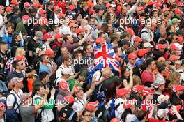 Fans. 08.07.2012. Formula 1 World Championship, Rd 9, British Grand Prix, Silverstone, England, Race Day