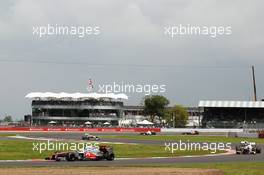 Lewis Hamilton (GBR) McLaren MP4/27. 08.07.2012. Formula 1 World Championship, Rd 9, British Grand Prix, Silverstone, England, Race Day