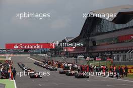 The Grid  08.07.2012. Formula 1 World Championship, Rd 9, British Grand Prix, Silverstone, England, Race Day