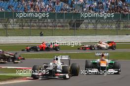 Sergio Perez (MEX), Sauber F1 Team  08.07.2012. Formula 1 World Championship, Rd 9, British Grand Prix, Silverstone, England, Race Day