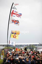 Flags. 08.07.2012. Formula 1 World Championship, Rd 9, British Grand Prix, Silverstone, England, Race Day