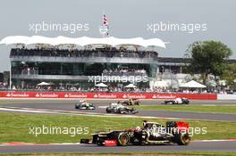 Kimi Raikkonen (FIN) Lotus F1 E20. 08.07.2012. Formula 1 World Championship, Rd 9, British Grand Prix, Silverstone, England, Race Day