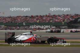Jenson Button (GBR), McLaren Mercedes  08.07.2012. Formula 1 World Championship, Rd 9, British Grand Prix, Silverstone, England, Race Day