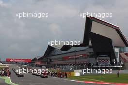 The grid  08.07.2012. Formula 1 World Championship, Rd 9, British Grand Prix, Silverstone, England, Race Day