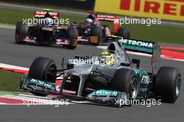 Nico Rosberg (GER), Mercedes AMG Petronas  08.07.2012. Formula 1 World Championship, Rd 9, British Grand Prix, Silverstone, England, Race Day