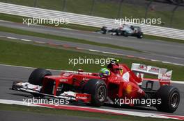 Felipe Massa (BRA), Scuderia Ferrari  08.07.2012. Formula 1 World Championship, Rd 9, British Grand Prix, Silverstone, England, Race Day