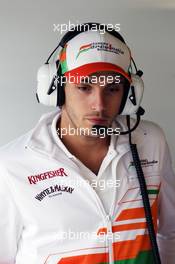 Jules Bianchi (FRA) Sahara Force India F1 Team Third Driver. 07.07.2012. Formula 1 World Championship, Rd 9, British Grand Prix, Silverstone, England, Qualifying Day