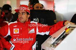 Fernando Alonso (ESP) Ferrari. 07.07.2012. Formula 1 World Championship, Rd 9, British Grand Prix, Silverstone, England, Qualifying Day