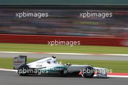 Nico Rosberg (GER) Mercedes AMG F1 W03. 07.07.2012. Formula 1 World Championship, Rd 9, British Grand Prix, Silverstone, England, Qualifying Day