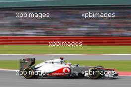 Jenson Button (GBR) McLaren MP4/27. 07.07.2012. Formula 1 World Championship, Rd 9, British Grand Prix, Silverstone, England, Qualifying Day