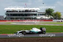 Nico Rosberg (GER) Mercedes AMG F1 W03. 07.07.2012. Formula 1 World Championship, Rd 9, British Grand Prix, Silverstone, England, Qualifying Day