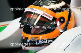 Nico Hulkenberg (GER) Sahara Force India F1 VJM05. 07.07.2012. Formula 1 World Championship, Rd 9, British Grand Prix, Silverstone, England, Qualifying Day