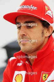 Fernando Alonso (ESP) Ferrari. 07.07.2012. Formula 1 World Championship, Rd 9, British Grand Prix, Silverstone, England, Qualifying Day
