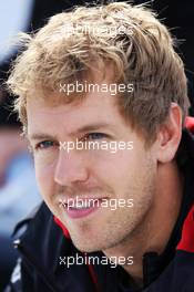 Sebastian Vettel (GER) Red Bull Racing. 07.07.2012. Formula 1 World Championship, Rd 9, British Grand Prix, Silverstone, England, Qualifying Day