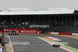 Lewis Hamilton (GBR) McLaren MP4/27. 07.07.2012. Formula 1 World Championship, Rd 9, British Grand Prix, Silverstone, England, Qualifying Day